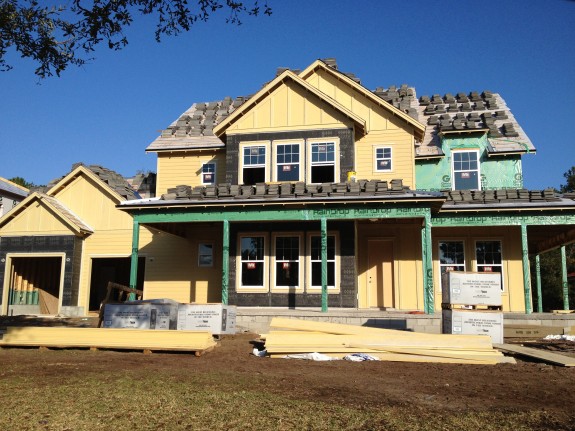 DreamDesign® 18 under construction by Jacksonville new home builders Starr Custom Homes