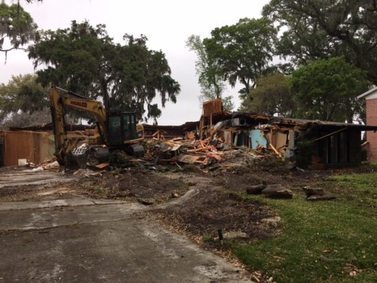Custom home builder Starr Custom Homes removed the old to make way for a new beautiful custom home in Jacksonville. Custom home builder Starr Custom Homes removed the old to make way for a new beautiful custom home in Jacksonville.