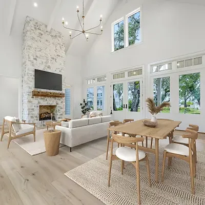 Starr Custom Homes living room in DreamDesign69