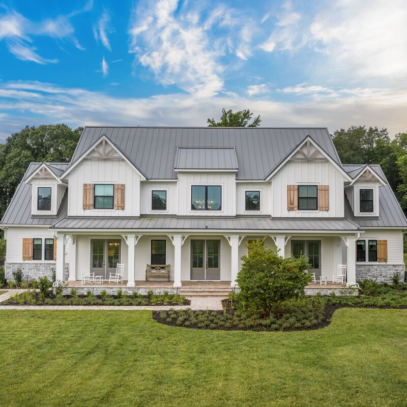 Starr Custom Homes modern farmhouse exterior Starr Custom Homes modern farmhouse exterior in Jacksonville FL